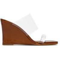 Maryam Nassir Zadeh Brown Olympia Wedge Heeled Sandals 251779F125035