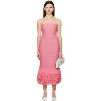 Gabriela Hearst Pink Corus Midi Dress 251854F054000
