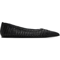 Gabriela Hearst Black Aurora Braided Ballerina Flats 251854F118000