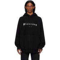 TAKAHIROMIYASHITA TheSoloist. Black Oversized Plainsong Hoodie 251970M202001