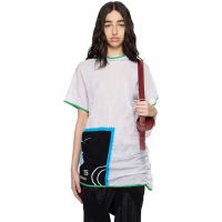 Kiko Kostadinov White Promina Knit T-shirt 251985F096001