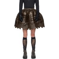 Cecilie Bahnsen Brown The North Face Edition Floral Down Miniskirt 252002F090000