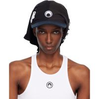 Marine Serre Regenerated Graphic T-shirts Veiled Cap 252020F016006