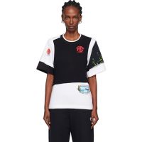 Marine Serre Regenerated Graphic Jersey Layered T-shirt 252020F110061