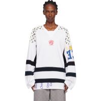 Marine Serre Regenerated Graphic Jersey LS Hockey T-shirt 252020F110062