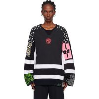 Marine Serre Regenerated Graphic Jersey LS Hockey T-shirt 252020F110063