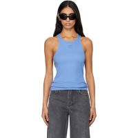 Marine Serre Blue Moon Logo Ribbed Jersey Tank Top 252020F111009