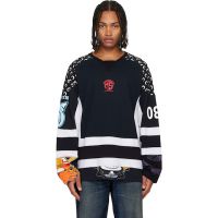 Marine Serre Regenerated Graphic Jersey LS Hockey T-shirt 252020M213005