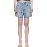 Citizens of Humanity Blue Brynn Drawstring Denim Shorts 252030F088001