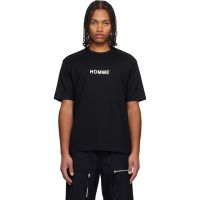 Comme des Garcons Homme Black Cotton Tight Tension Jersey T-shirt 252057M213001