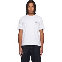 Comme des Garcons Homme White Cotton Jersey Garment Print T-shirt 252057M213006