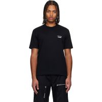 Comme des Garcons Homme Black Cotton Jersey Garment Print T-shirt 252057M213007