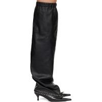 August Barron Black Level Thigh High Tall Boots 252098F115000