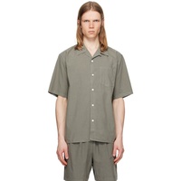 NORSE PROJECTS Gray Carsten Cotton Tencel Shirt 252116M192006
