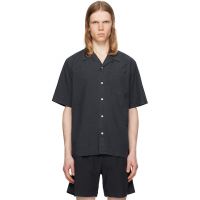 NORSE PROJECTS Navy Carsten Cotton Tencel Shirt 252116M192007