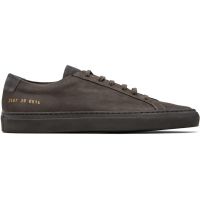 Common Projects Gray Nubuck Achilles Sneakers 252133M237030