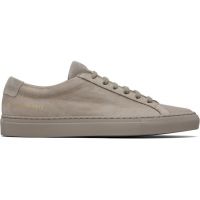 Common Projects Gray Nubuck Achilles Sneakers 252133M237033