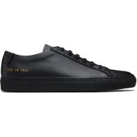 Common Projects Black Original Achilles Low Sneakers 252133M237045