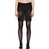 MARIE ADAM-LEENAERDT Black Collant Miniskirt 252189F090005