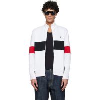 Polo Ralph Lauren White Double-Knit Track Jacket 252213M202006