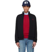 Polo Ralph Lauren Black Double Knit Long Sleeve Track Jacket 252213M204007