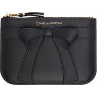 COMME des GARCONS WALLETS Black Big Bow Wallet 252230F037003