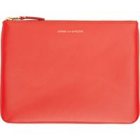 COMME des GARCONS WALLETS Red Classic Pouch 252230F045005