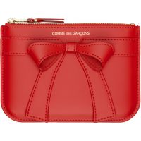 COMME des GARCONS WALLETS Red Big Bow Wallet 252230M164010