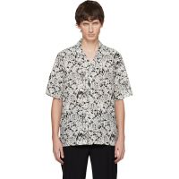 Paul Smith Black & White Avant Garden Print Short-Sleeve Shirt 252260M192014