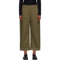 Brown Proenza Schouler White Label Dori Trousers 252288F087003