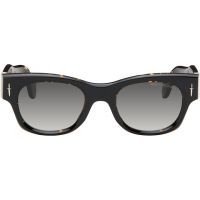 Cutler and Gross Black & Brown The Great Frog Edition Halen Square Sunglasses 252331M134005