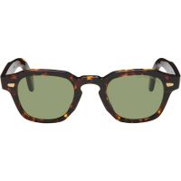 Cutler and Gross Brown 1420 Round Sunglasses 252331M134007