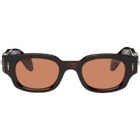 Cutler and Gross Brown The Great Frog Edition Soaring Eagle Sunglasses 252331M134012