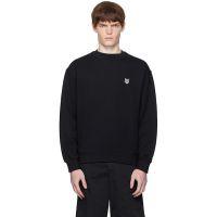 Maison Kitsune Black Fox Head Comfort Sweatshirt 252389M204008