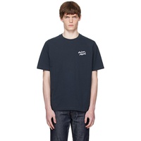 Black Maison Kitsune Handwriting Comfort T-shirt 252389M213008