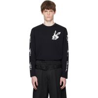 Simone Rocha Black Tortoise & Hare Long Sleeve T-shirt 252405M213019