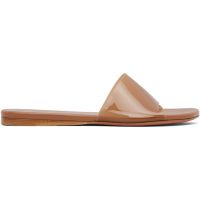 Amina Muaddi Brown Bianca Sandals 252415F124002