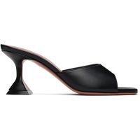 Amina Muaddi Black Lupita Slipper 70 Heeled Sandals 252415F125053