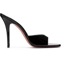 Amina Muaddi Black Elodie Slipper 105 Heeled Sandals 252415F125057