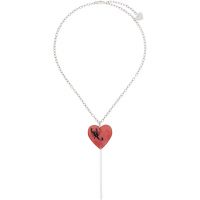 Im Sorry by Petra Collins SSENSE Exclusive Silver Dheygere Edition Scorpio Lollipop Necklace 252437F023001