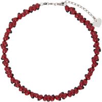 Im Sorry by Petra Collins SSENSE Exclusive Red & Black Dheygere Edition Ladybug Necklace 252437F023002
