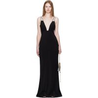 Paris Georgia Black Elemental Bernie Slip Dress 252438F055002
