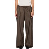 Loulou de Saison Brown Cove LDS Elastic Waisted Trousers 252473F087006