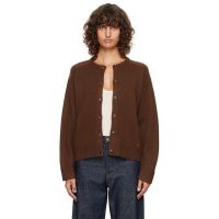 Loulou de Saison Brown Aidar LDS Cashmere Blend Cardigan 252473F095002