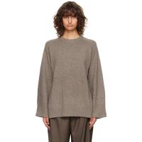 Loulou de Saison Taupe Safi LDS Cashmere Blend Sweater 252473F096005