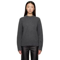 Loulou de Saison Gray Baltra Cashmere Sweater 252473F096019