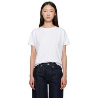 Loulou de Saison White Basiluzzo LDS Short Sleeve T-shirt 252473F110017