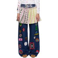 Chopova Lowena Multicolor Strobe Carabiner Miniskirt 252529F090001