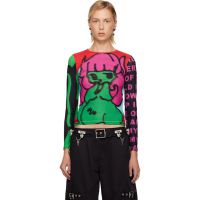 Chopova Lowena Multicolor Tiny Mesh LS T-shirt 252529F110000