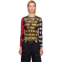 Chopova Lowena Multicolor Dont Talk To Me Mesh T-shirt 252529F110010